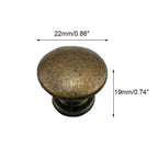 5Pcs Antique Bronze Drawer Cabinet Pull Handle for Furniture