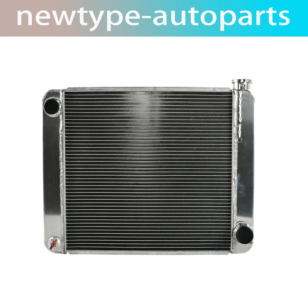 Aluminum Racing Radiator for Chevy (Universal, 19" x 24", Double Pass)