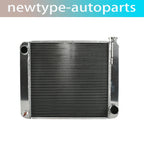 Aluminum Racing Radiator for Chevy (Universal, 19" x 24", Double Pass)