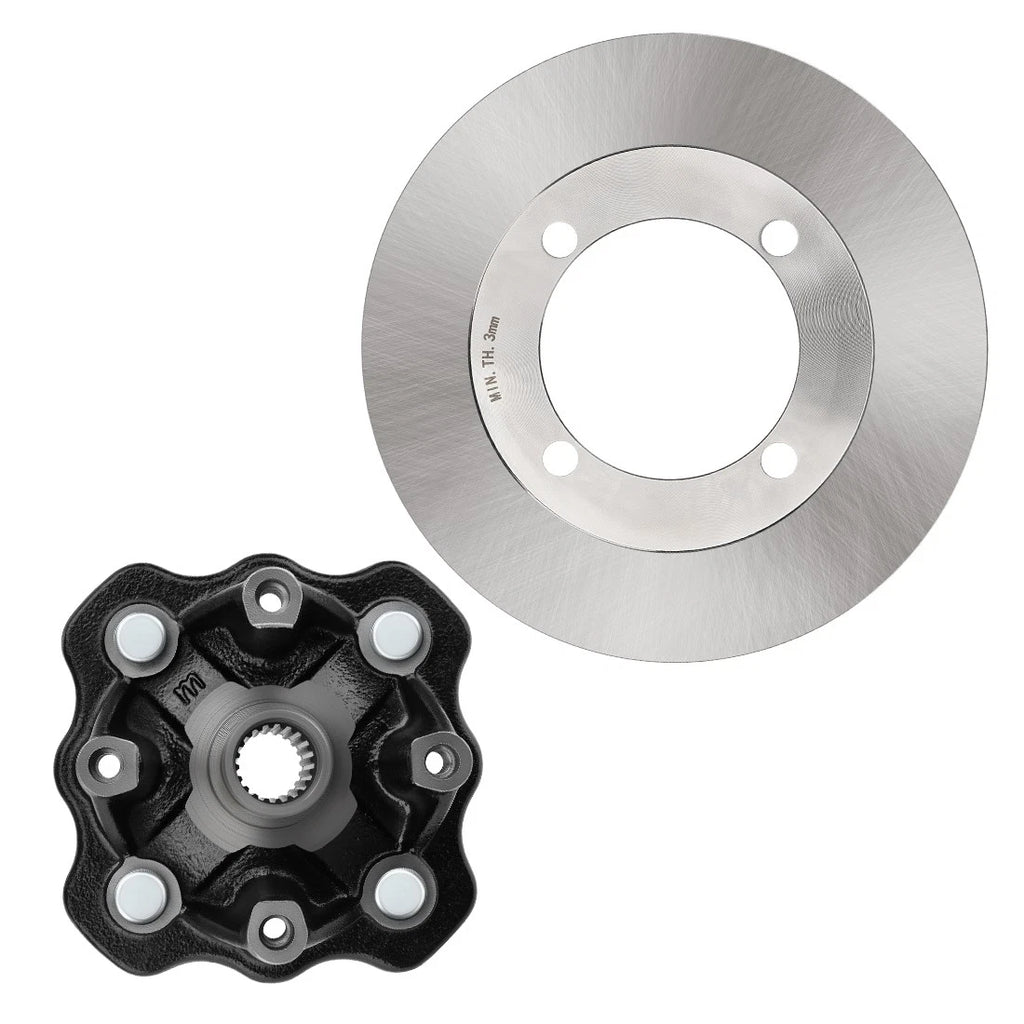 Front Wheel Hub & Brake Disc Rotor for Suzuki Eiger 400 (2002–2007)