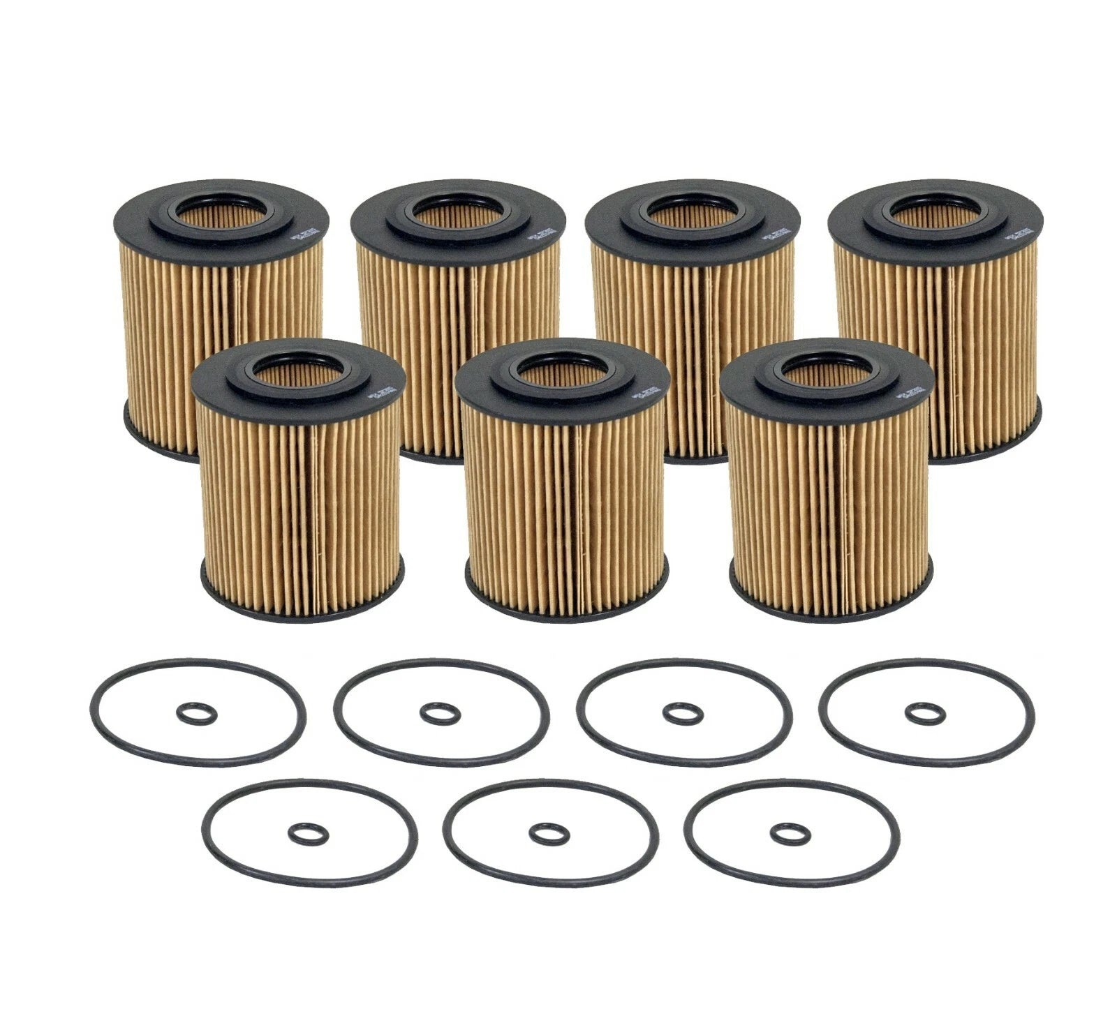 Set of 7 Engine Oil Filters for Ford Escape, Mazda 3, Mercury Milan