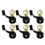 6PCS Gas Tank Copper Adapter for Propane with Pressure Gauge