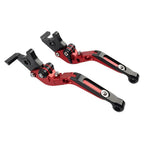 CNC Red Extendable Brake Clutch Levers for Suzuki GSXS125 GSXR150 (2017-2019)