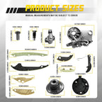 Timing Chain Kit for VW CC Jetta Golf Audi A4 A5 A6 Q5 (2006–2016)