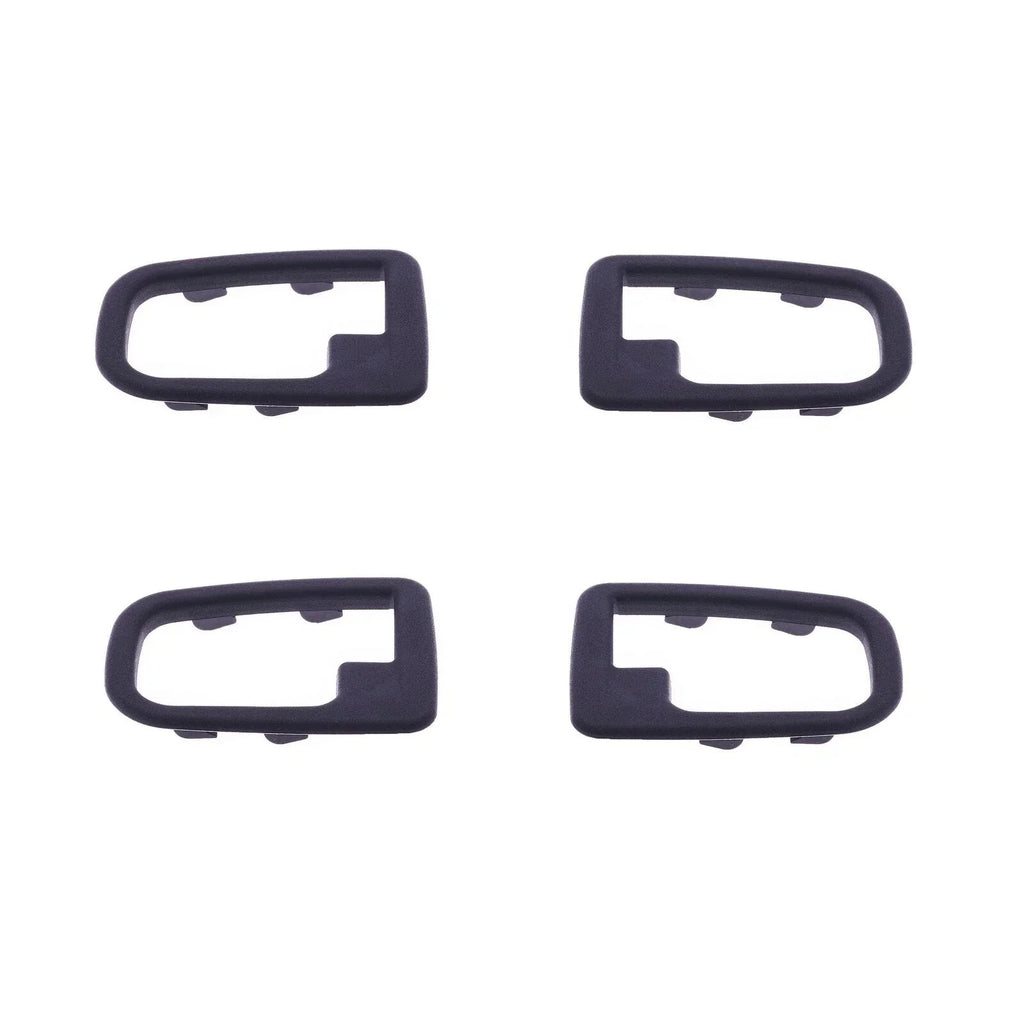 4pcs Textured Black Inner Door Handle Trim for BMW 3 Series (1990–1999)