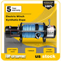 13000LBS Electric Winch for Truck Trailer Off-Road 4WD