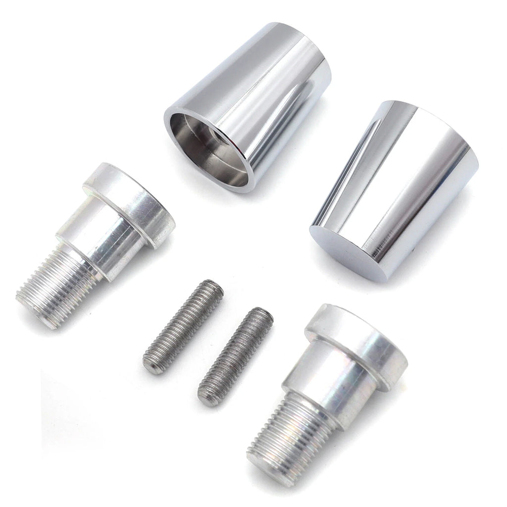 Set of 2 Billet Chrome Handle Bar Ends for Yamaha YZF600 FRZ600 (1996–2007)