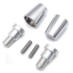 Set of 2 Billet Chrome Handle Bar Ends for Yamaha YZF600 FRZ600 (1996–2007)