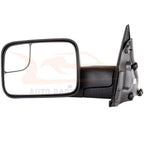 Power Heated Side Tow Mirrors for Dodge Ram (2002-2008) - Black Cover Pair