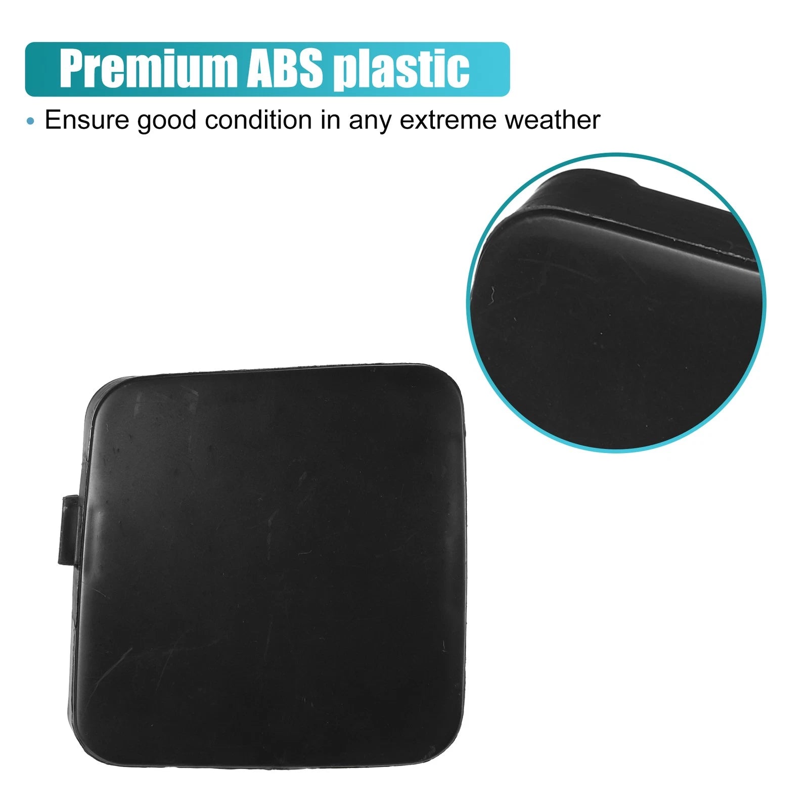 Tow Hook Cap for Toyota RAV4 (2013–2018) No. 5328642928, Unpainted Black