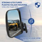 Set of 2 Side Rear View Mirrors for Polaris Ranger XP 900 (2013–2019)