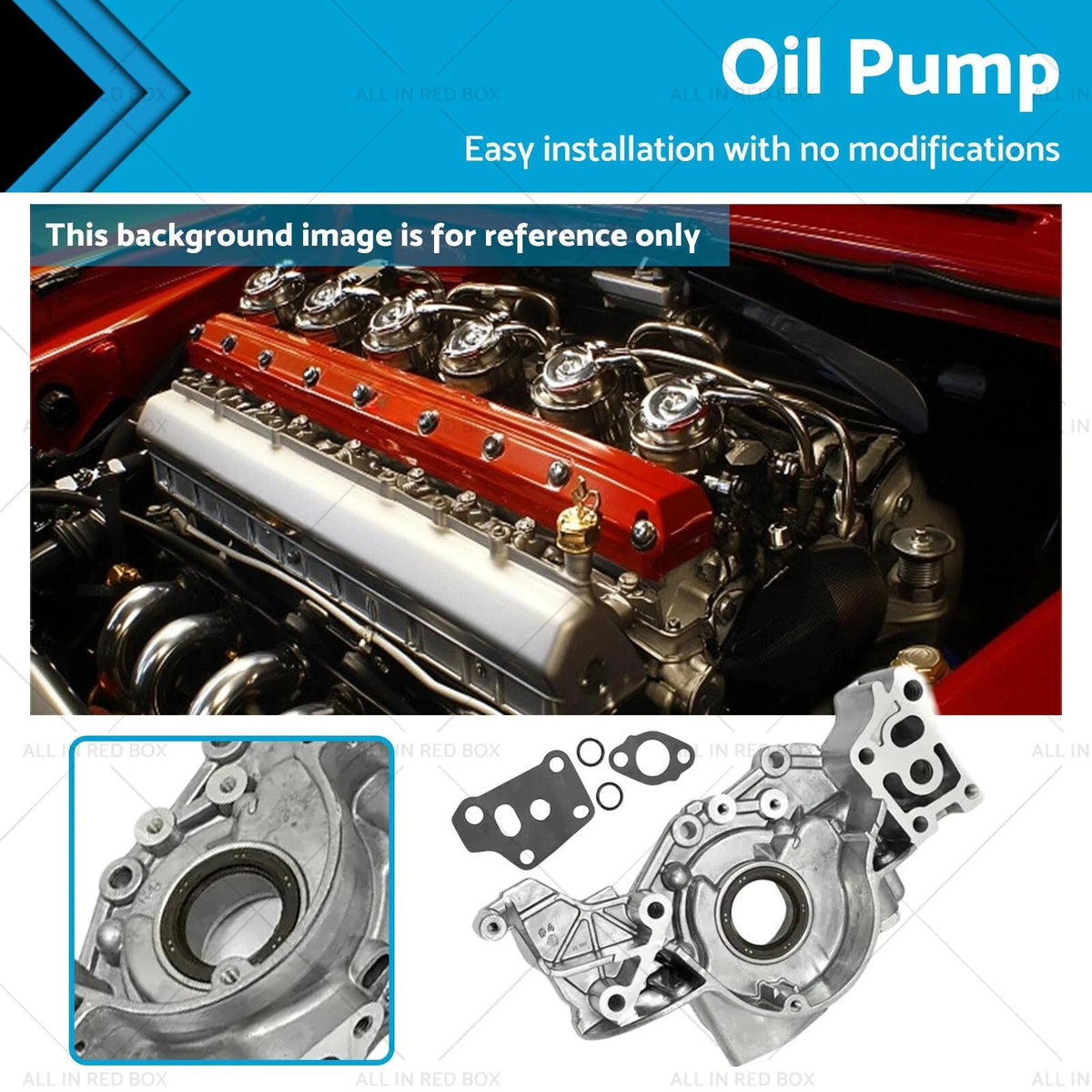 Oil Pump for Mitsubishi Triton MK 6G72 3.0L V6 24V (1996–2006)