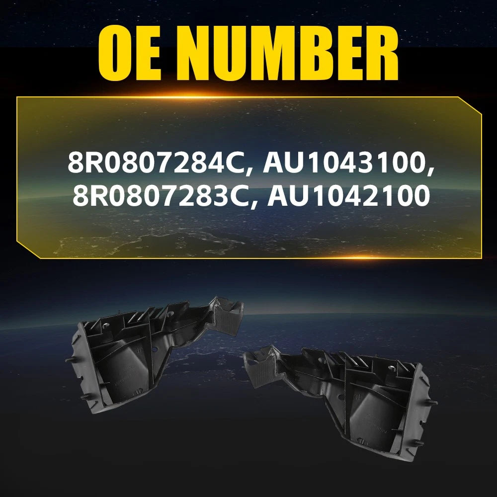 Set of 2 Front Bumper Brackets for Audi Q5 SQ5 (2009–2017)