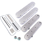 Aluminum Valve Covers with Coil Mounts for Chevy Small Block V8 (2000-2023)