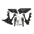 Set of 2 Motor Front Foot Pegs Bracket for Kawasaki Ninja ZX 6R ZX636 (2005–2008)