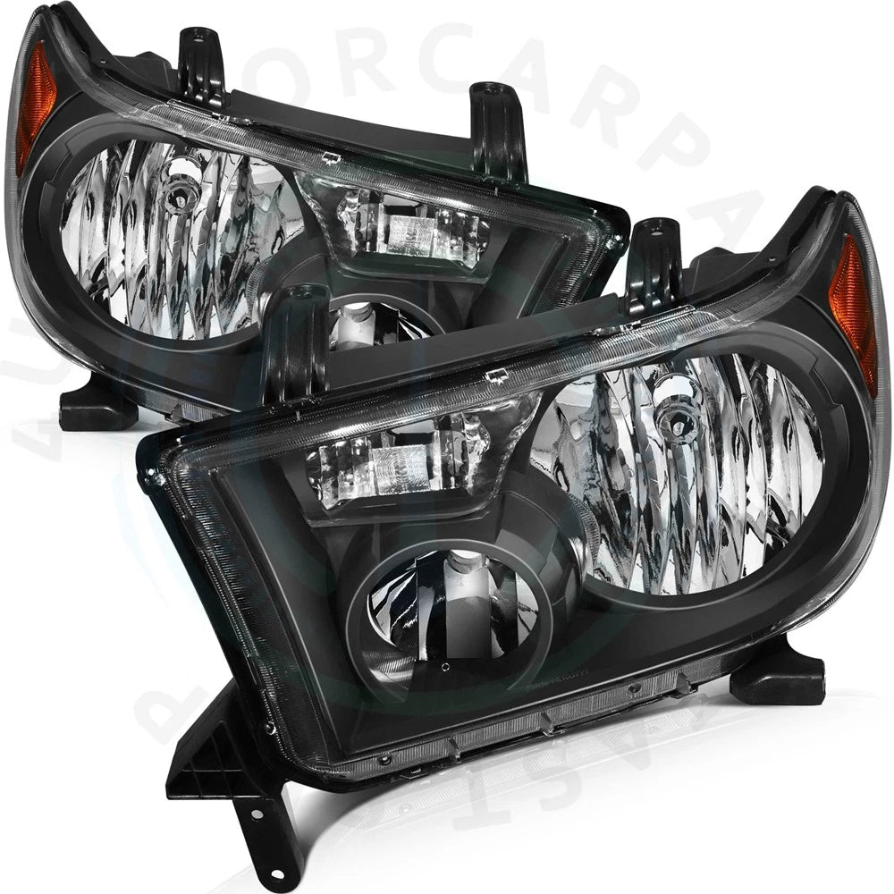 Pair Headlight Assembly for Toyota Sequoia (2008–2017)
