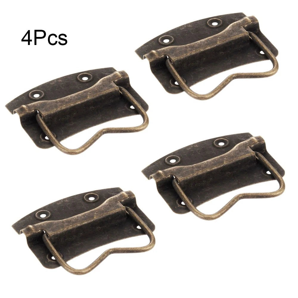 4X Wooden Box Drawer Knob Pull Handle for Cabinet Dresser Toolbox