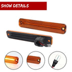 Amber LED Front Side Marker Lights for Ford F100 F150 F250 F350 (1973–1979)