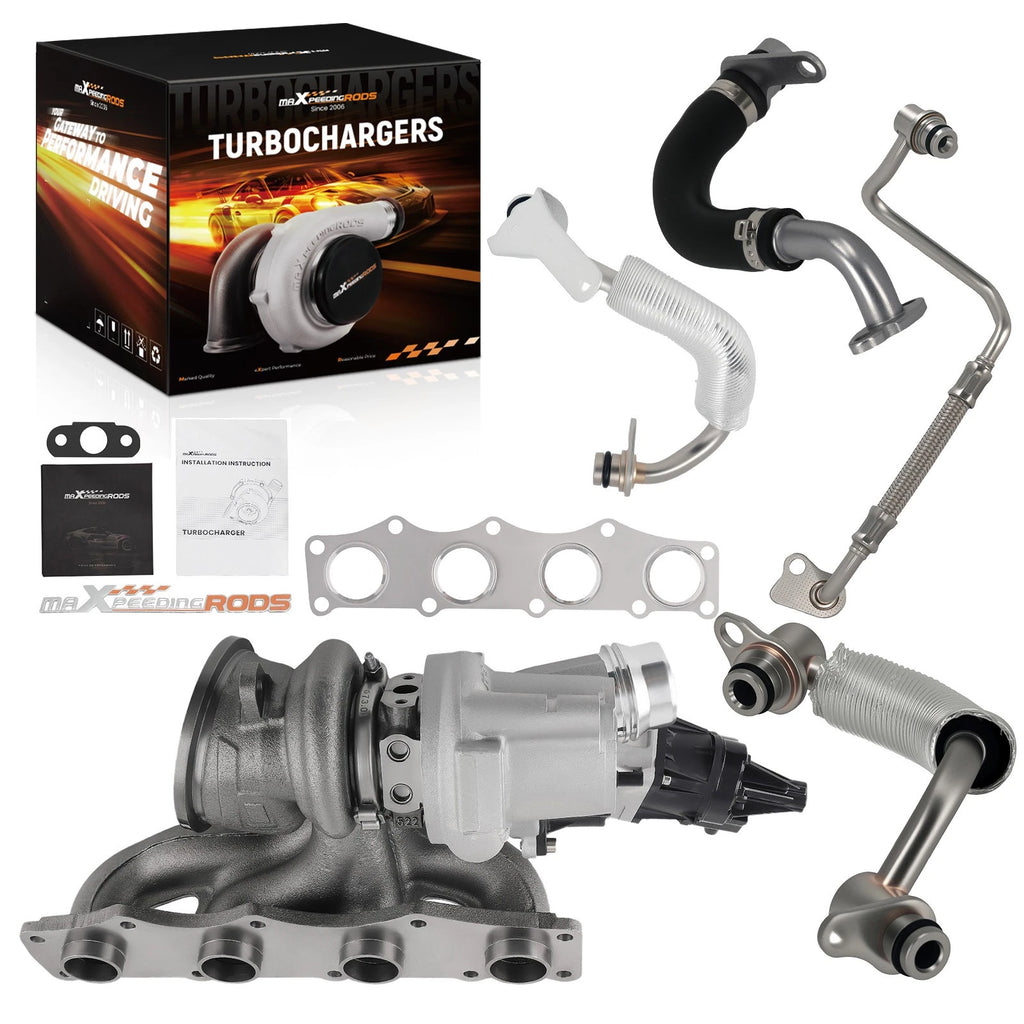 Turbocharger Kit for BMW 328i 528i xDrive (2011–) w/ Coolant Pipes Oil Lines