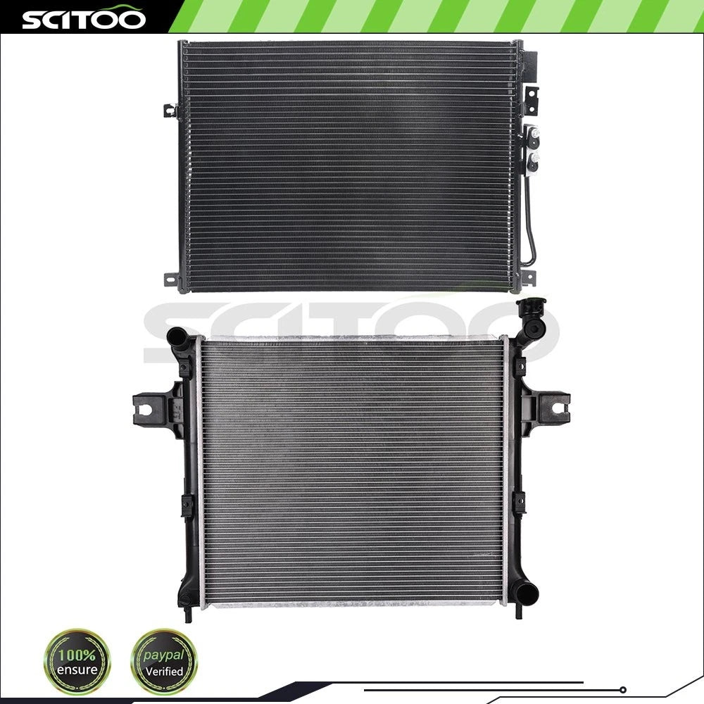 Radiator and A/C Condenser for Jeep Commander, Grand Cherokee (2006–2010)