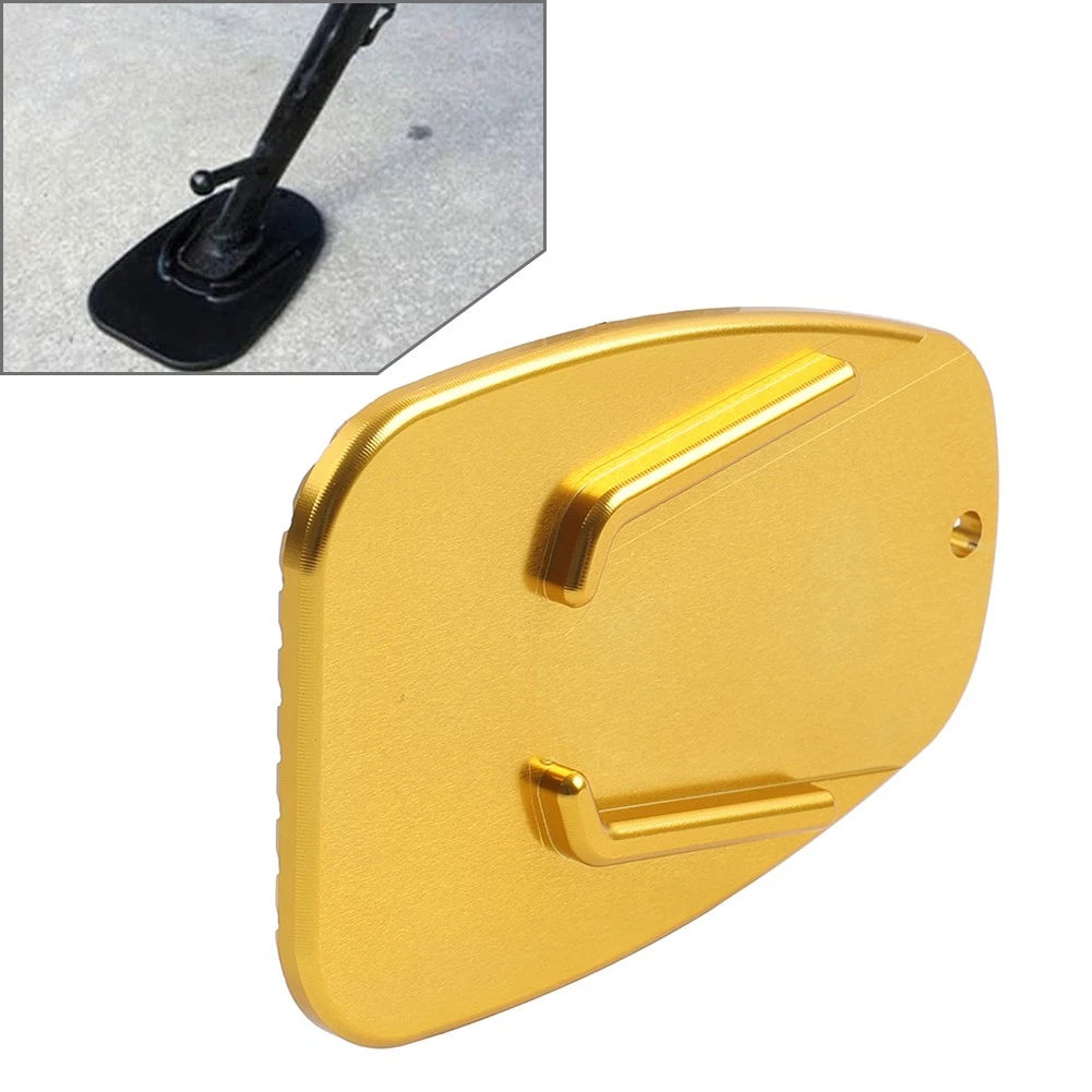 Aluminum Alloy Motorcycle Side Stand Pad Plate for Universal Fit