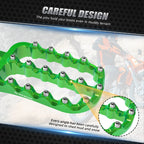 Anodized 360° Enlarged Foot Pegs for Kawasaki KLR650 (1987–2024)