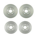 Set of 2 Bosch QuietCast Disc Brake Rotors for Lexus V6 (295.7mm & 287.6mm)
