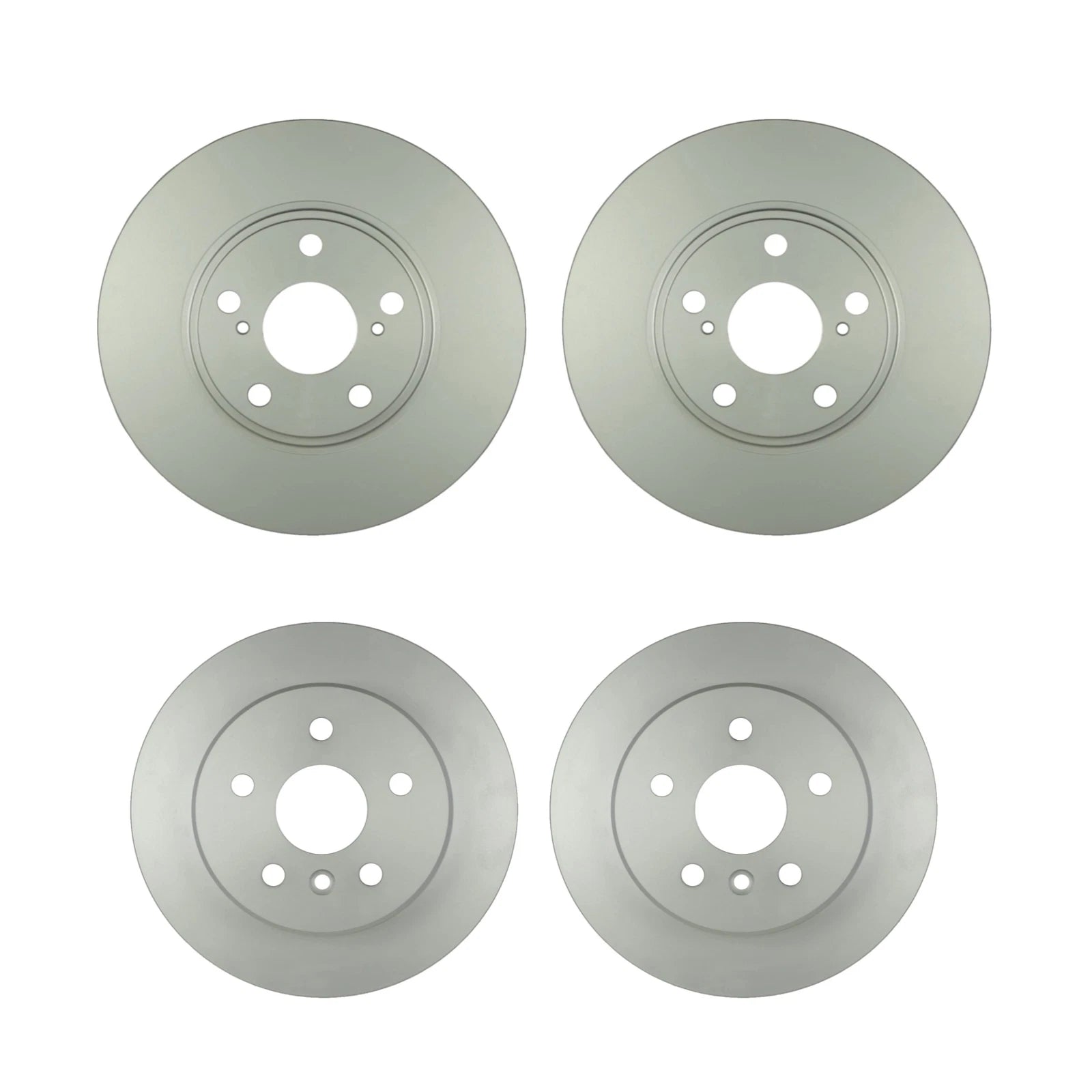 Set of 2 Bosch QuietCast Disc Brake Rotors for Lexus V6 (295.7mm & 287.6mm)