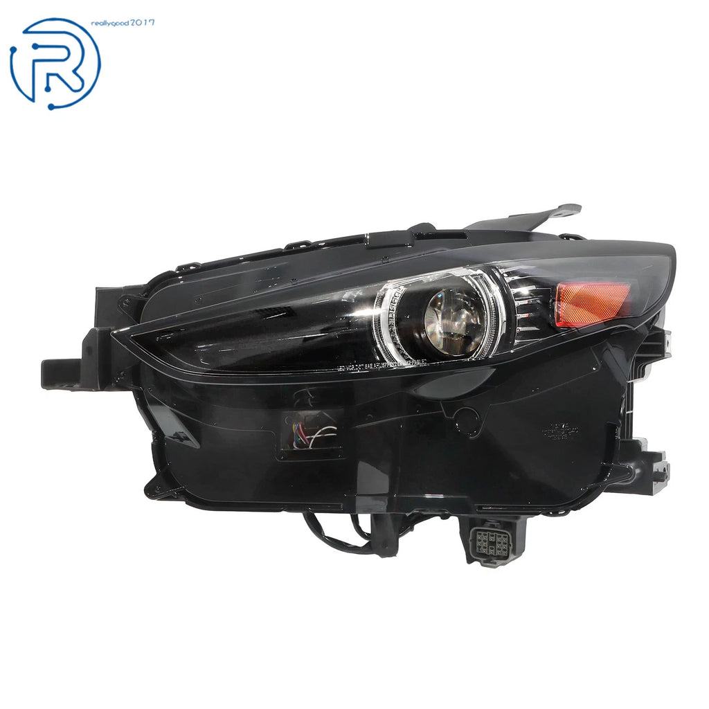 Clear Lens Full LED Headlight for Mazda CX-30 (2020–2022) Black Driver Side