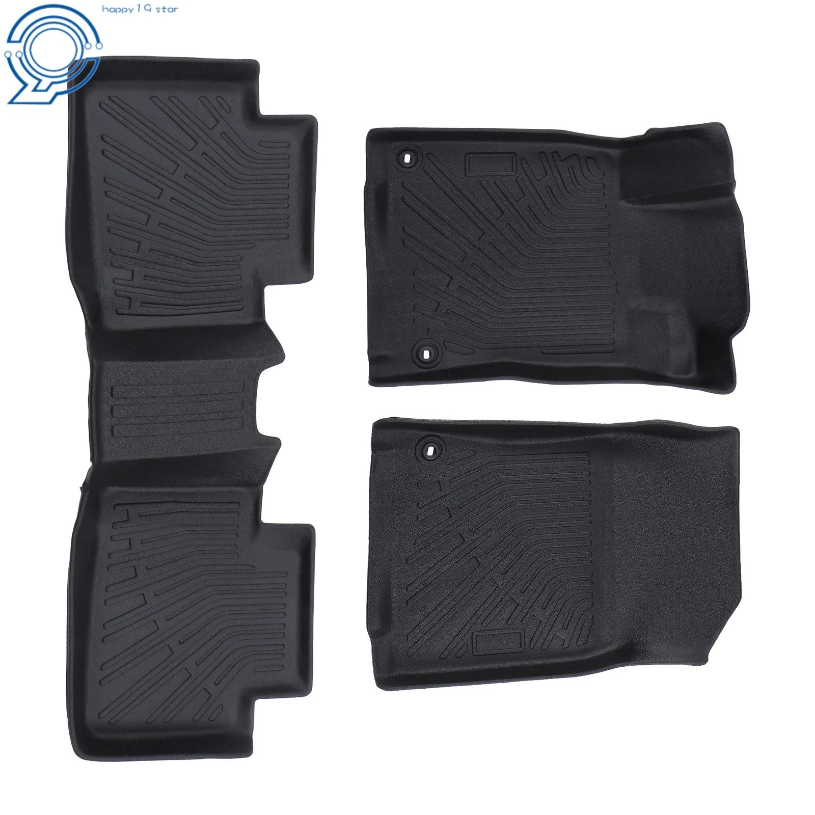 Set of 3 TPE Floor Mats Liner for Honda Civic Sedan Hatchback Coupe (2016–2021)