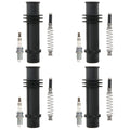 Set of 4 NGK Ruthenium HX Spark Plugs & Coil Boots for Chevrolet Volt (2011–2019)