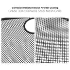 Stainless Steel Black Mesh Grille Insert for Audi Q7 (2007-2015)