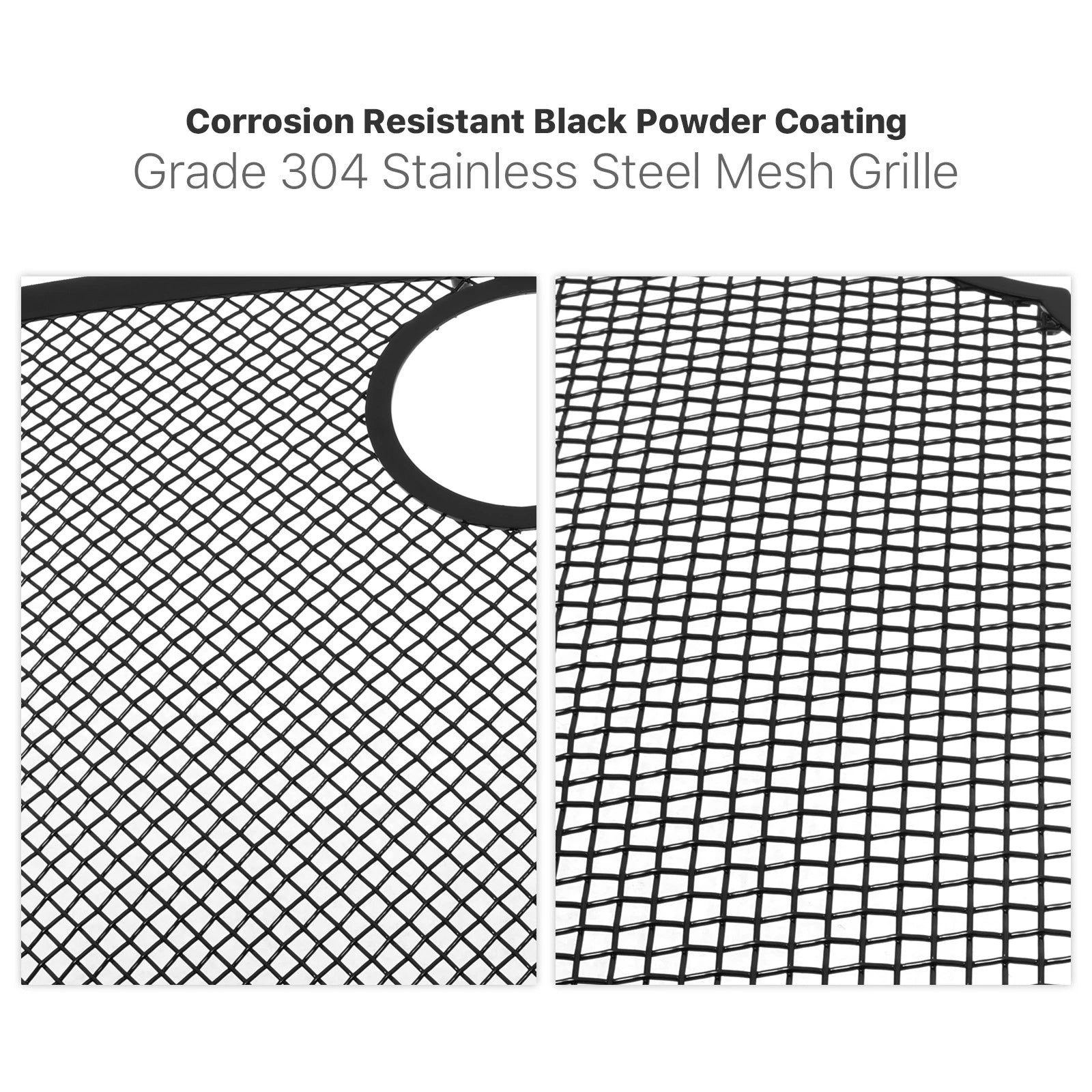 Stainless Steel Black Mesh Grille Insert for Audi Q7 (2007-2015)