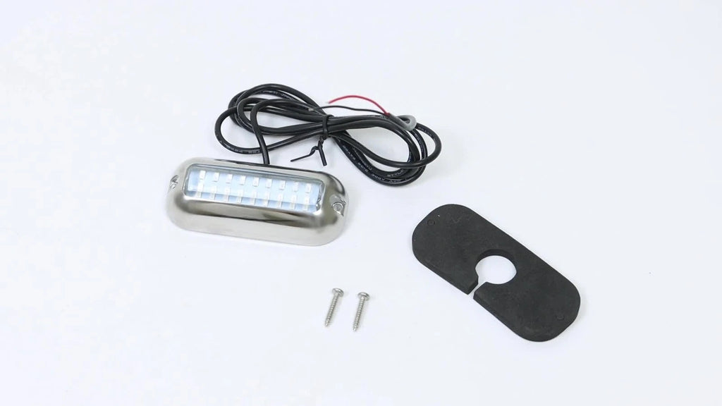 27LED Marine Transom Lights for Pontoon Boat (316 Stainless Steel)