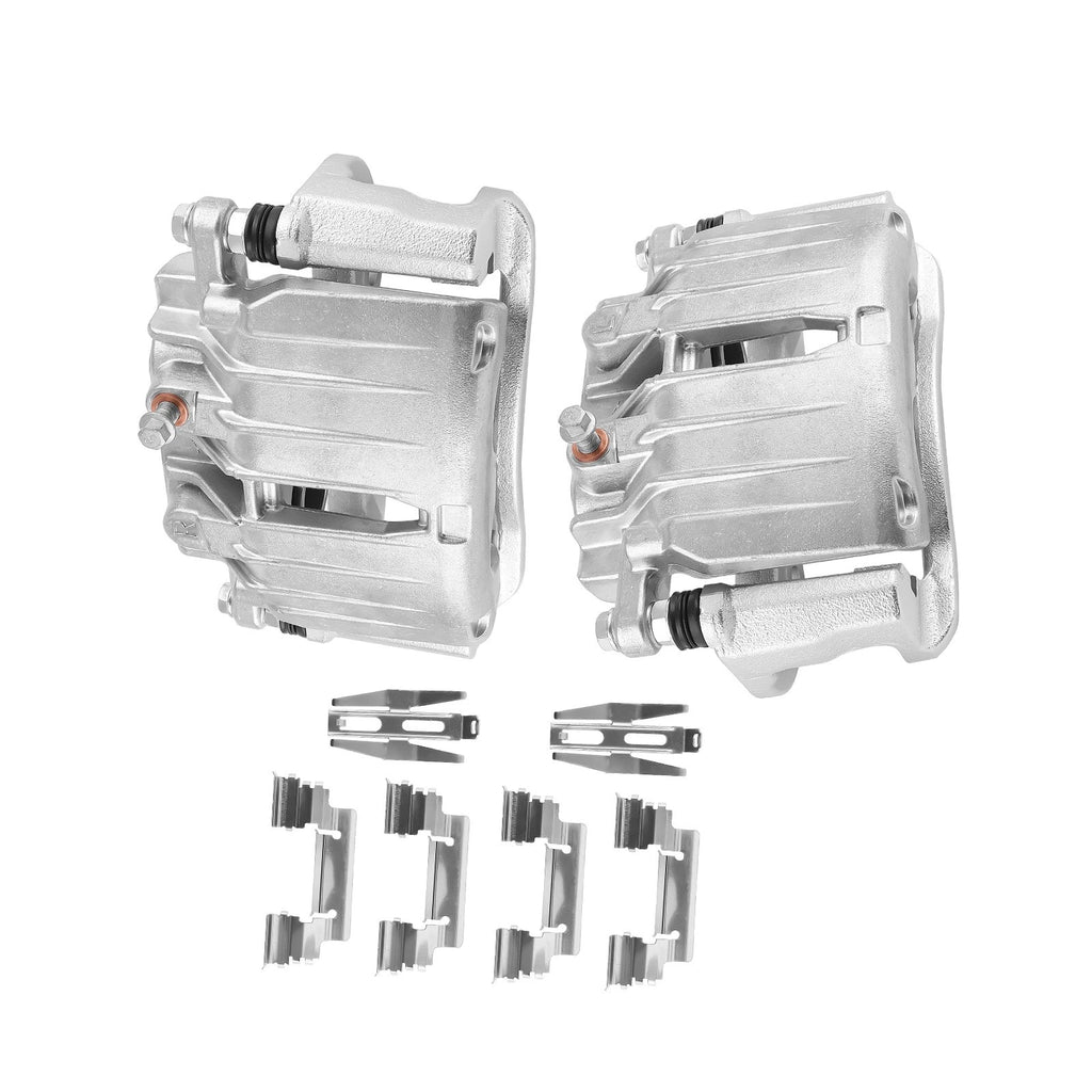 Rear L/R Disc Brake Calipers w/ Bracket for Chevy Silverado 1500 (2014–2018), GMC Sierra (2014–2018)