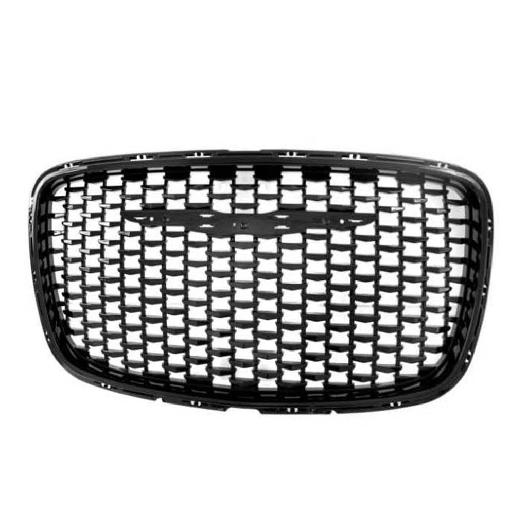 Replacement Black Gloss ABS Plastic Grille for 2015–2021 Chrysler 300