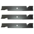 3pk Blade Set for Bobcat Ransomes 112111-01 32061 32061A (48" Deck)