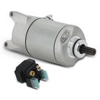 Starter Motor & Solenoid Relay for Yamaha Grizzly 350 YFM35G 2WD (2007–2014)