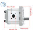 Hydraulic Gear Pump for Kubota KX161-2 (2000–2005) RD301-61120 RD30161120