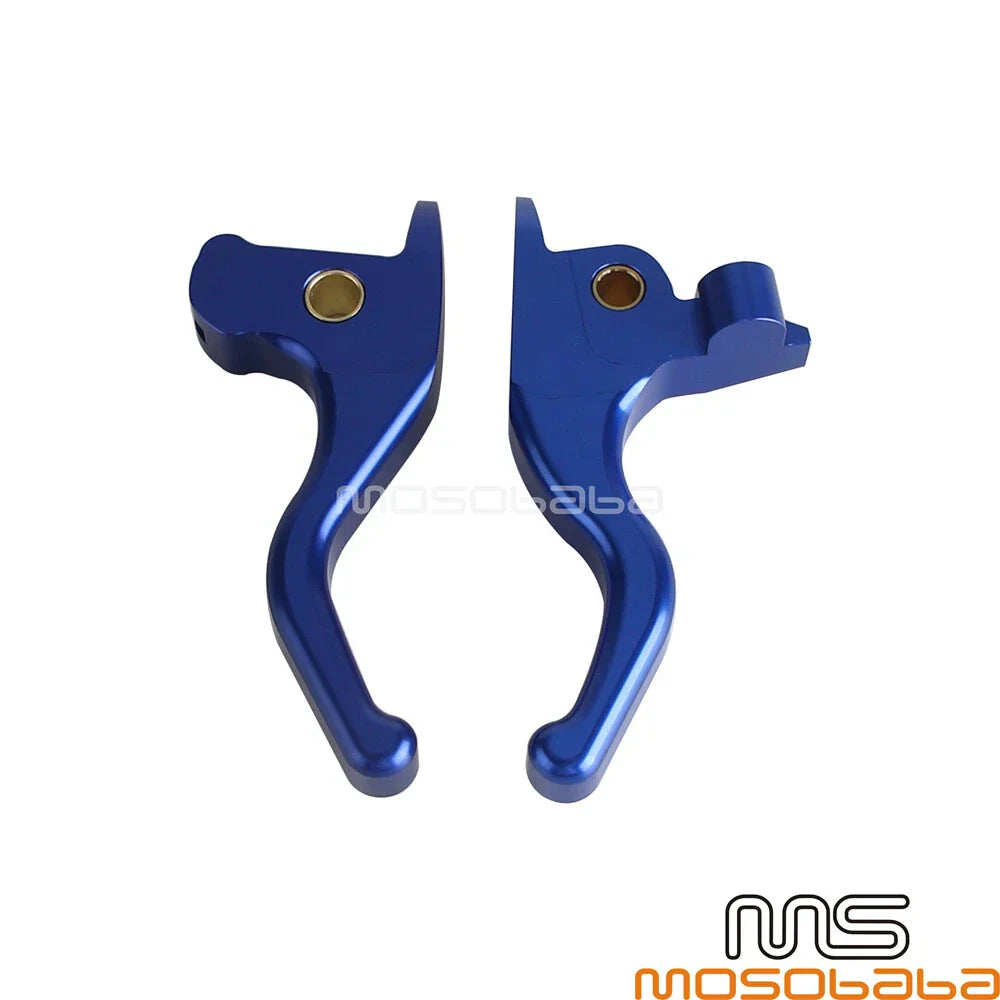 Adjustable Hand Brake Clutch Levers Blue for Harley Touring FLTRX (2014-2023)