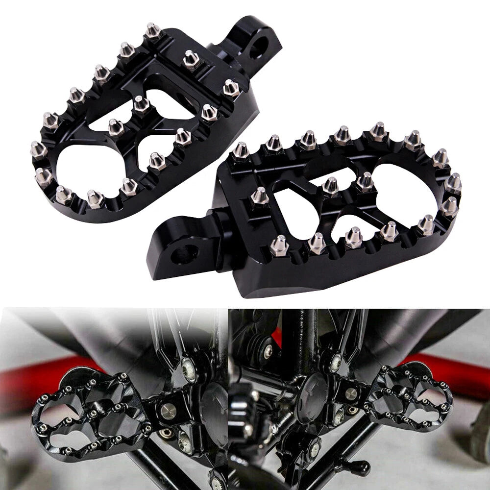 Wide Fat Foot Pegs for Harley Dyna Sportster 883