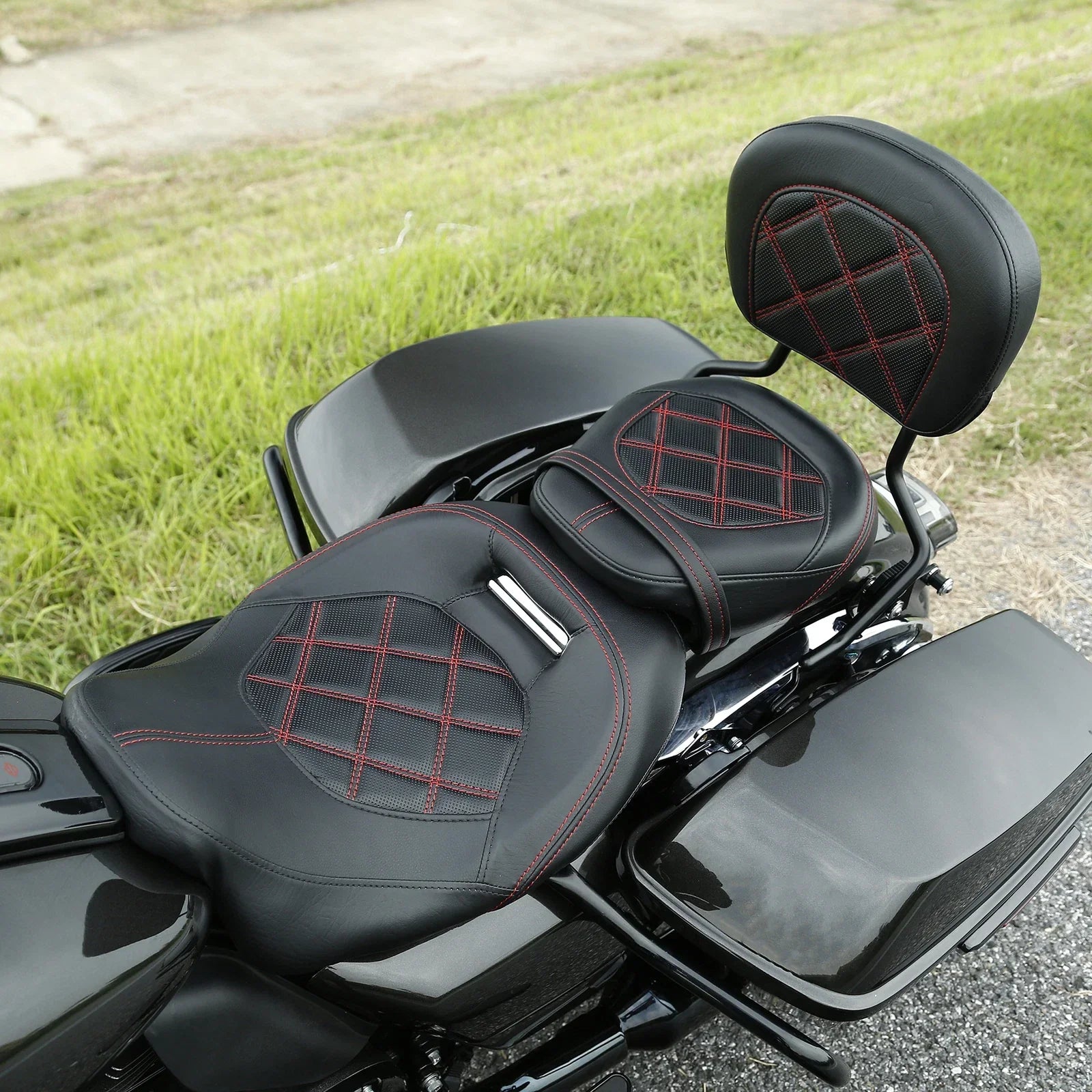 Driver & Passenger Seat Backrest for Harley Touring CVO Road Glide (2009-2023)