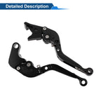 Adjustable Brake Clutch Levers for Honda CBR650R (2019–2023) - Black Titanium 1Pair