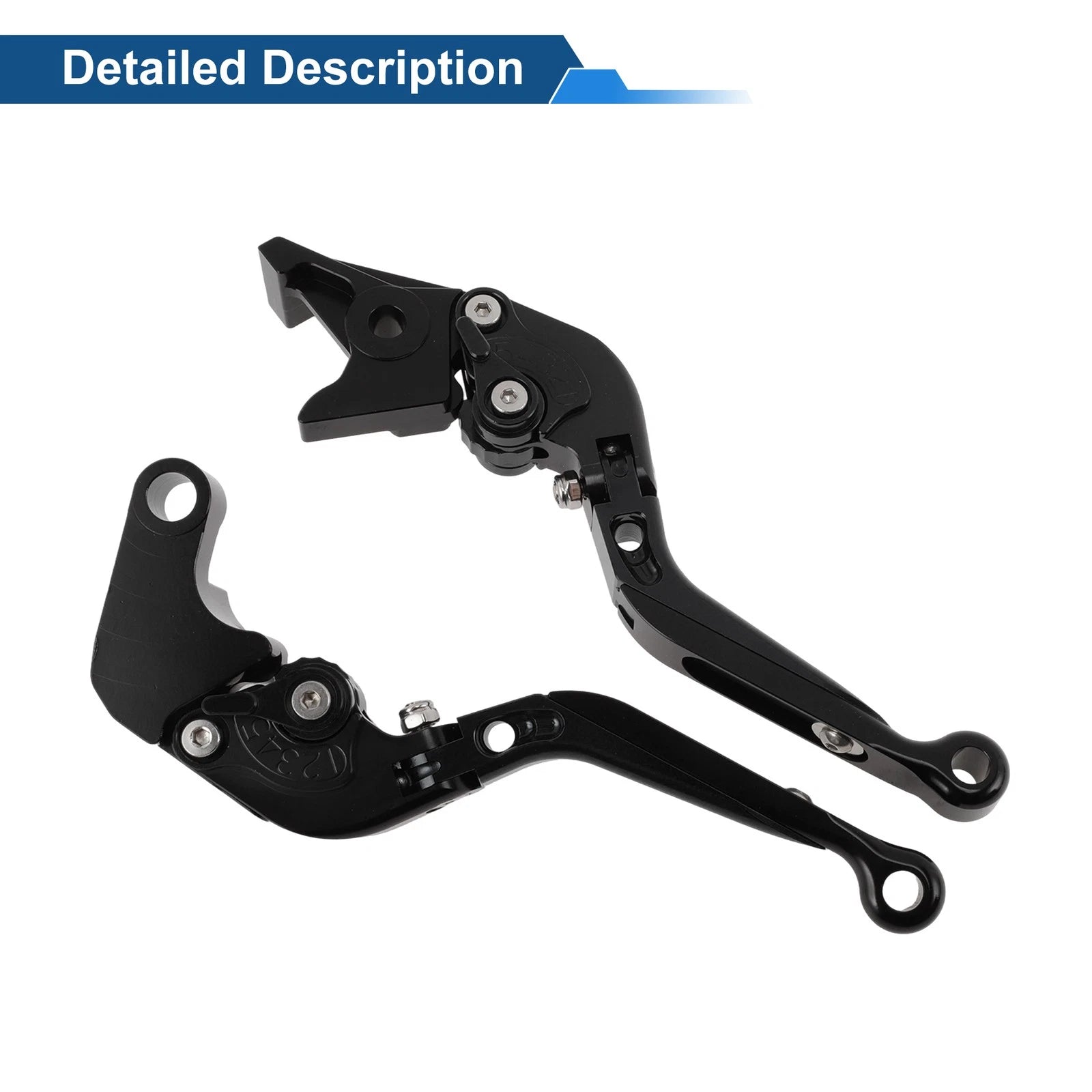 Adjustable Brake Clutch Levers for Honda CBR650R (2019–2023) - Black Titanium 1Pair