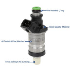 Set of 4 Flow Matched Fuel Injectors for Honda Civic 1.5L (1992–1995)