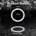 Bling Diamond Engine Button Ring Gear Shift Cover Set for NEO (YYYY-YYYY)