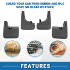 Mud Flap Splash Guard for Nissan Titan Crew/Extended XD (2020–2023)