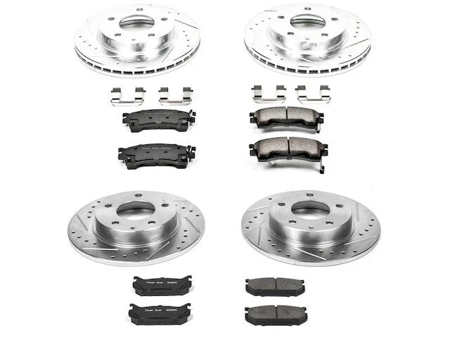 Brake Pad and Rotor Kit for Mazda 626 (1993–1997) MS726XX