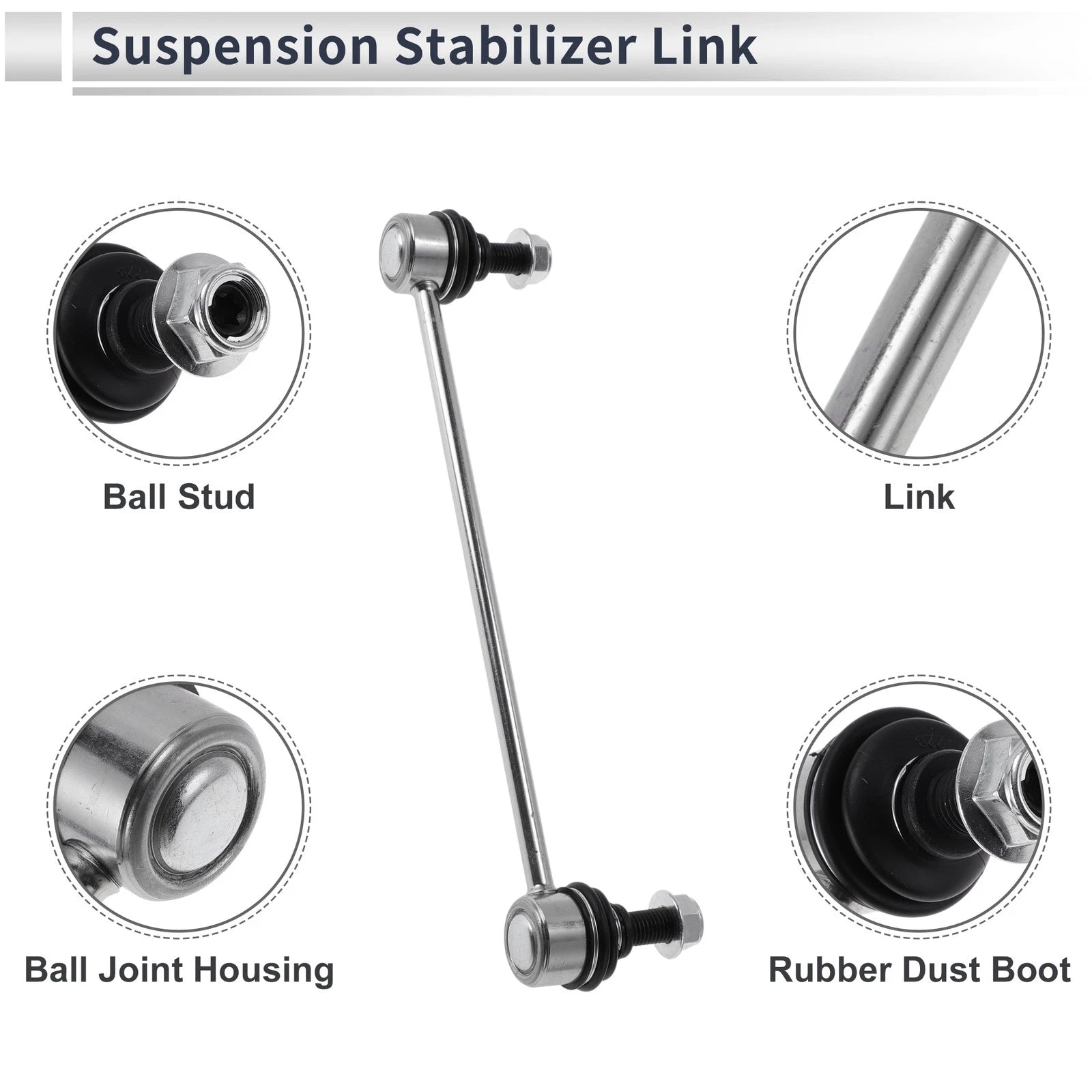 Front Stabilizer Bar Links No Bushing for Toyota Avalon (2013–2018) No.K750123