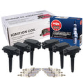 Set of 6 Ignition Coils & 6 NGK Iridium IX Spark Plugs for Chrysler Dodge Ram
